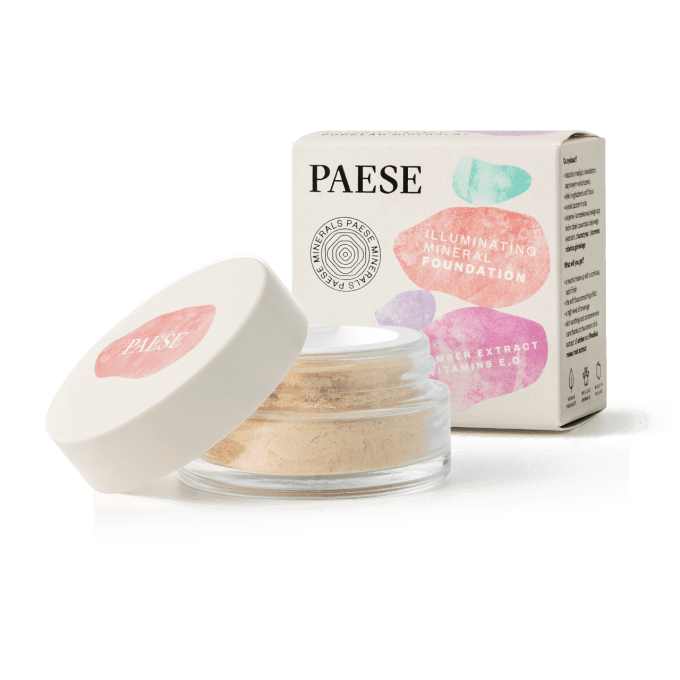 sdi paris Fond de teint minéral illuminant PAESE Minerals - Vegan - 7 g