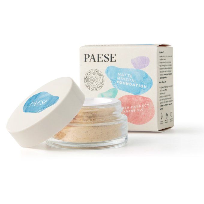 sdi paris Fond de teint minéral matifiant PAESE Minerals - Vegan - 7 g