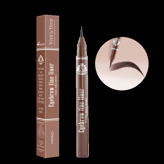 Sdi Paris Liner Fin Vegan Pour Sourcil VIVA LA DIVA - 3 Teintes