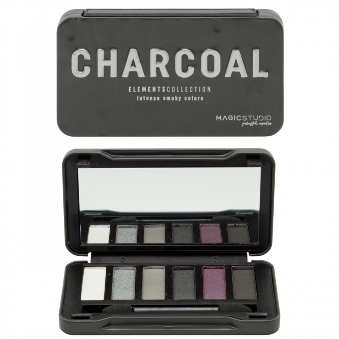sdi paris Mini Palette de maquillage Smoky Charcoal - 6 couleurs - 7 g - Magic Studio
