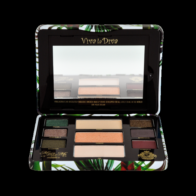 Sdi Paris Palette D'ombres à Paupières Et Teint Vegan Move Me Jungle VIVA LA DIVA - 9 Couleurs
