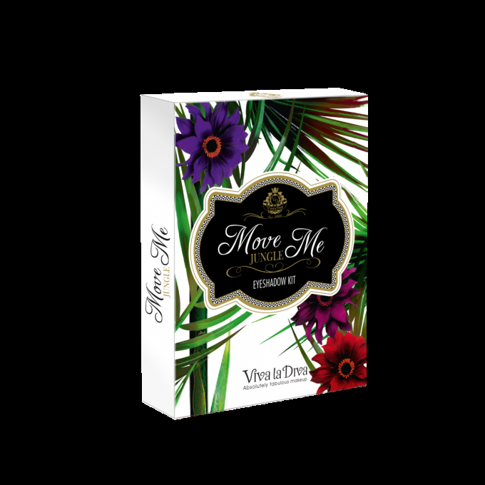 Sdi Paris Palette D'ombres à Paupières Et Teint Vegan Move Me Jungle VIVA LA DIVA - 9 Couleurs