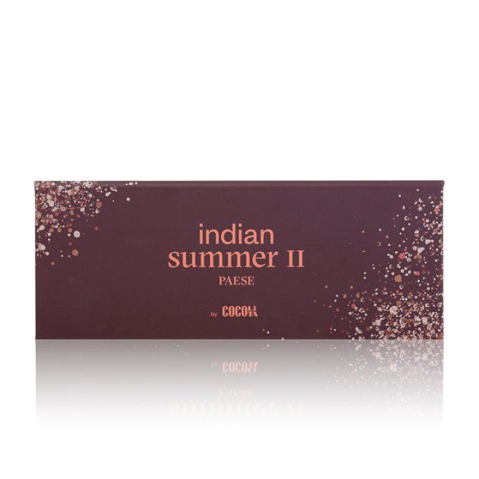 Sdi Paris Palette D'ombres à Paupières "INDIAN SUMMER II" 18 G - 12 Couleurs VEGAN - PAESE
