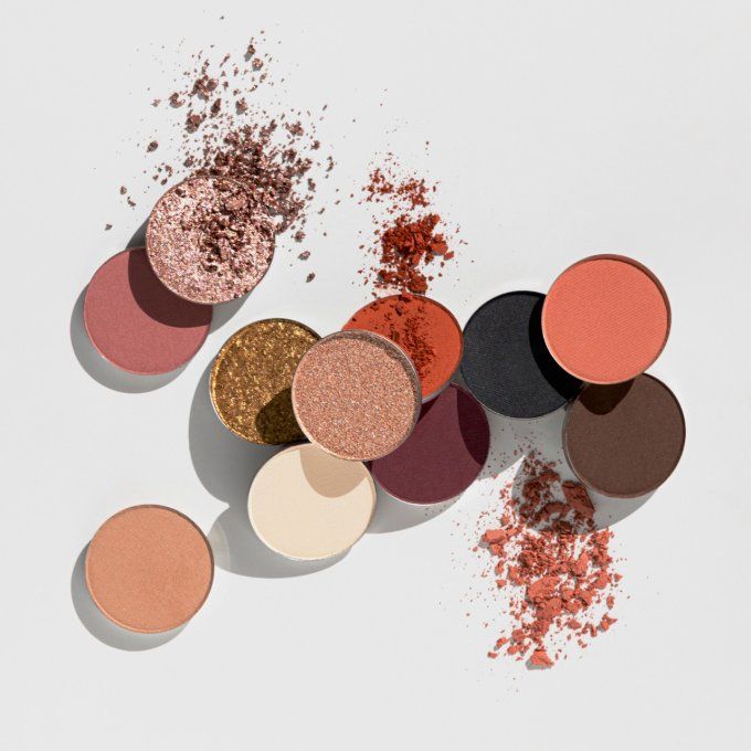 Sdi Paris Palette D'ombres à Paupières "INDIAN SUMMER II" 18 G - 12 Couleurs VEGAN - PAESE