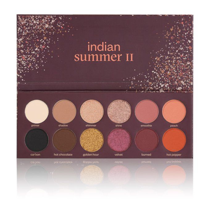 sdi paris Palette d'ombres à paupières "INDIAN SUMMER II" 18 g - 12 couleurs VEGAN - PAESE