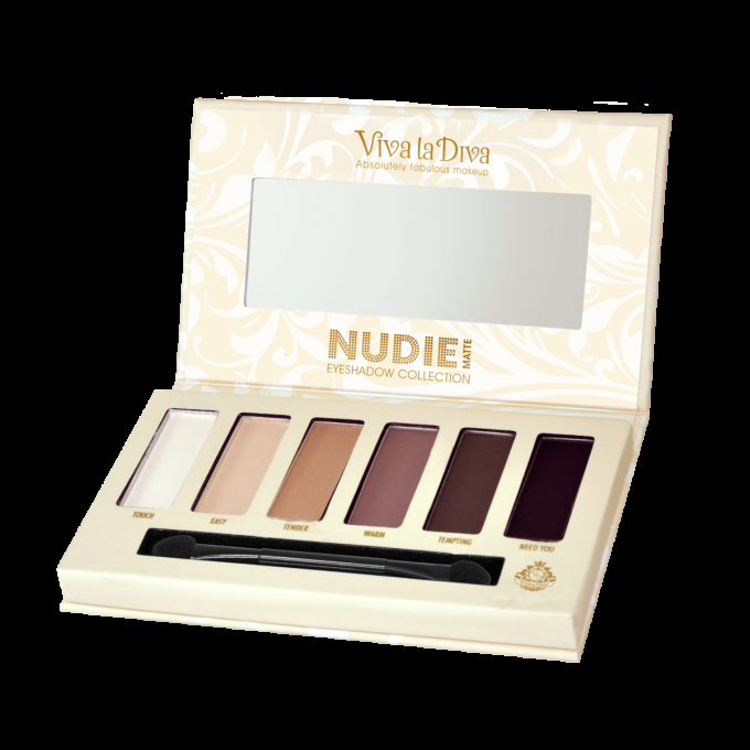 Sdi Paris Palette D'ombres à Paupières Vegan Nudie Matte VIVA LA DIVA - 6 Couleurs