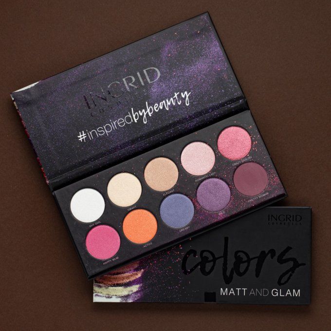 sdi paris Palette de 10 ombres à paupières Colors Woman Nature - 27g - Ingrid