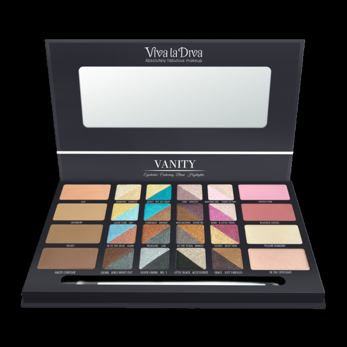 Sdi Paris Palette De Maquillage Complète Et Vegan Vanity Kit VIVA LA DIVA