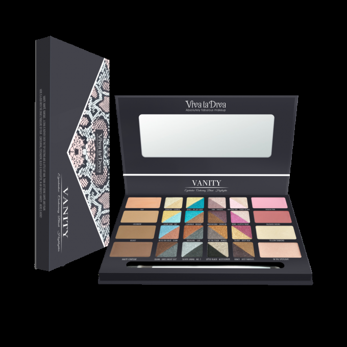 sdi paris Palette de maquillage complète et vegan Vanity kit VIVA LA DIVA