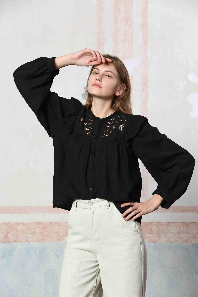 see u soon Blouse 24211024 black