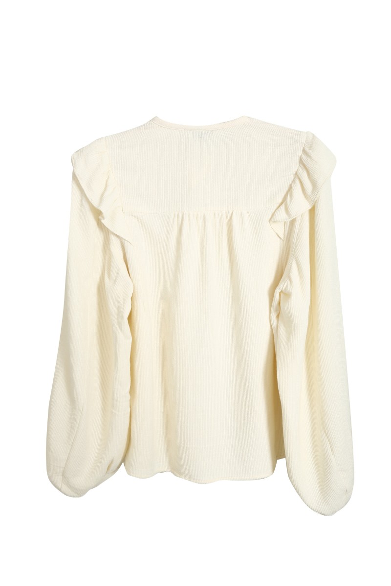 See U Soon Blouse 24211024 Offwhite