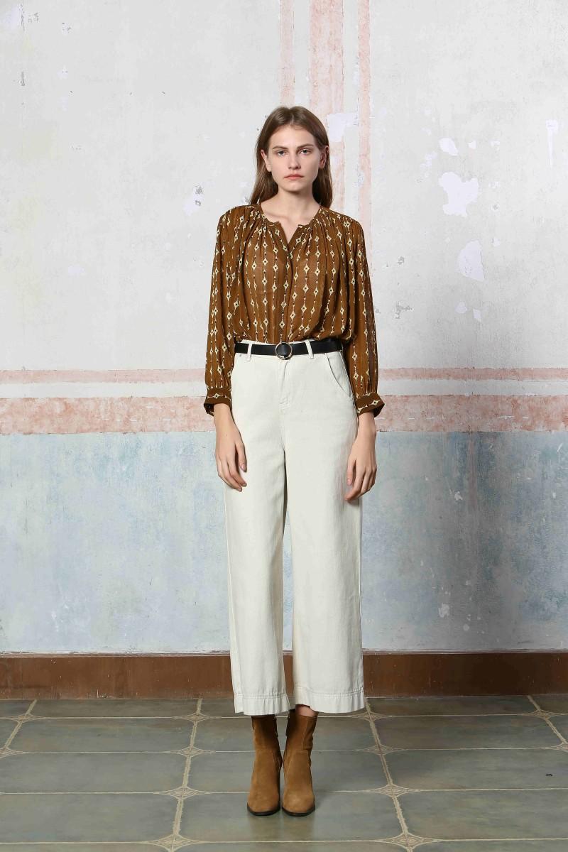 See U Soon Blouse 24212042 Brown