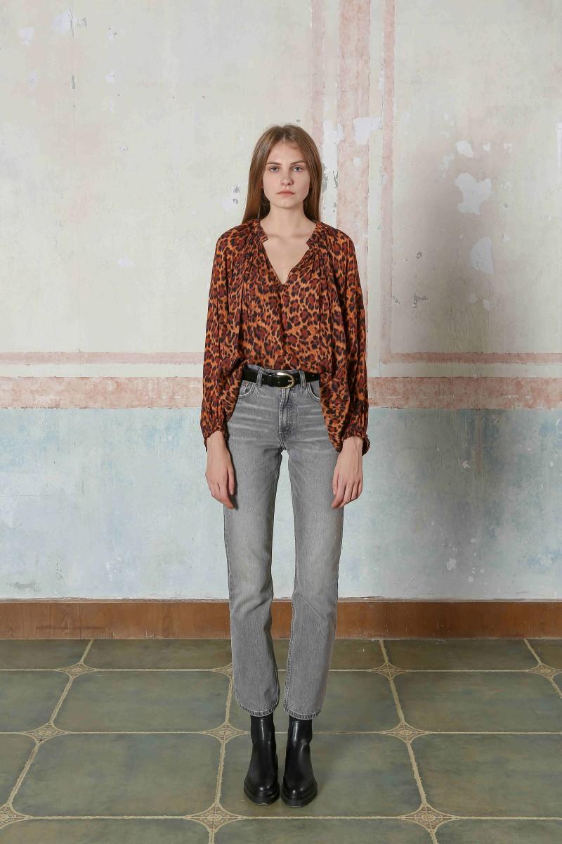 see u soon Blouse 24212107 coffee