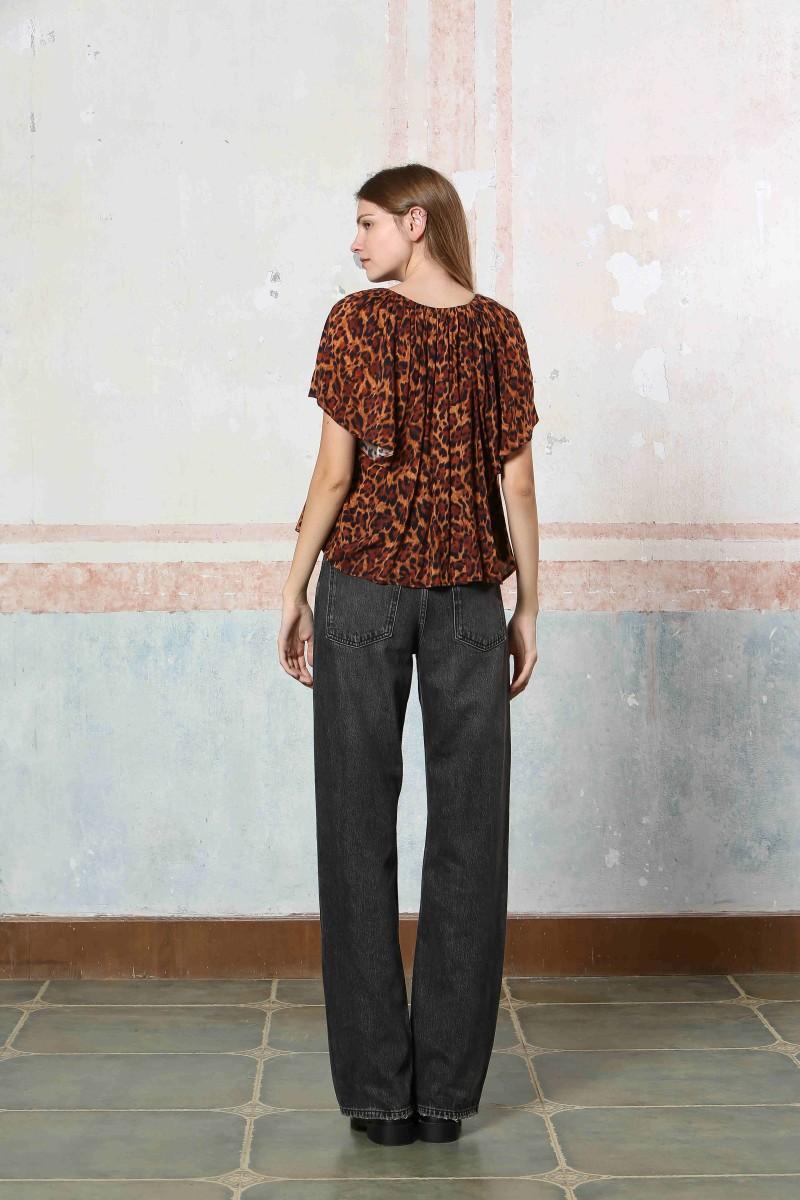 See U Soon Blouse 24212118 Coffee