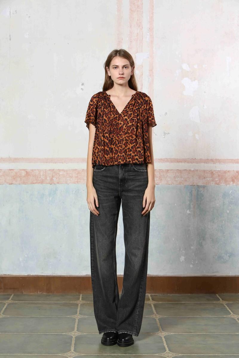 See U Soon Blouse 24212118 Coffee