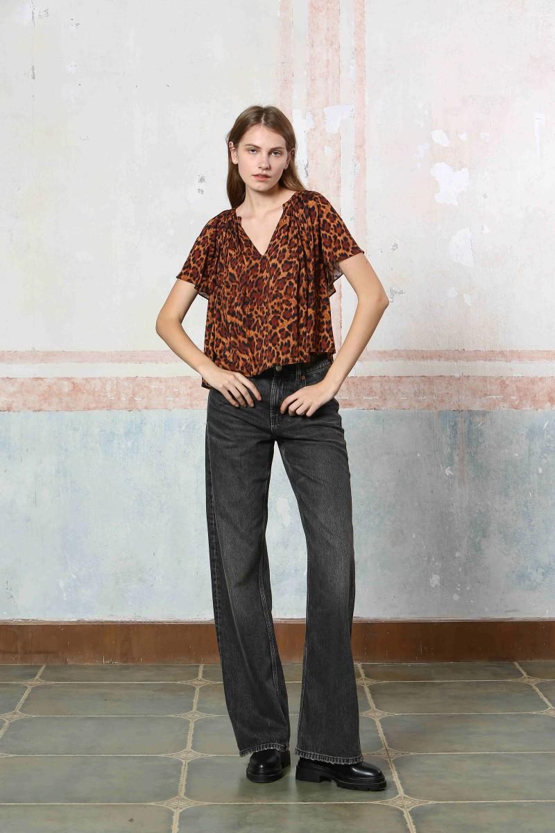 See U Soon Blouse 24212118 Coffee