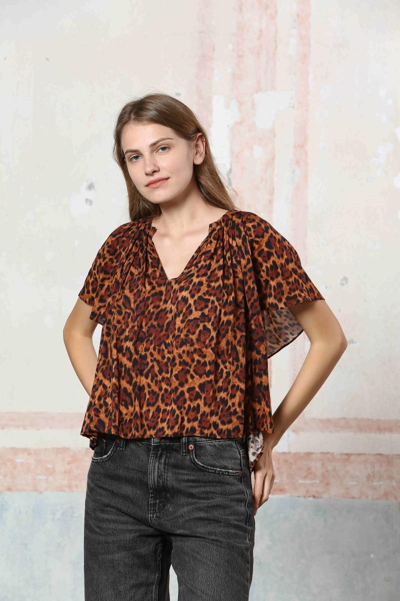 see u soon Blouse 24212118 coffee