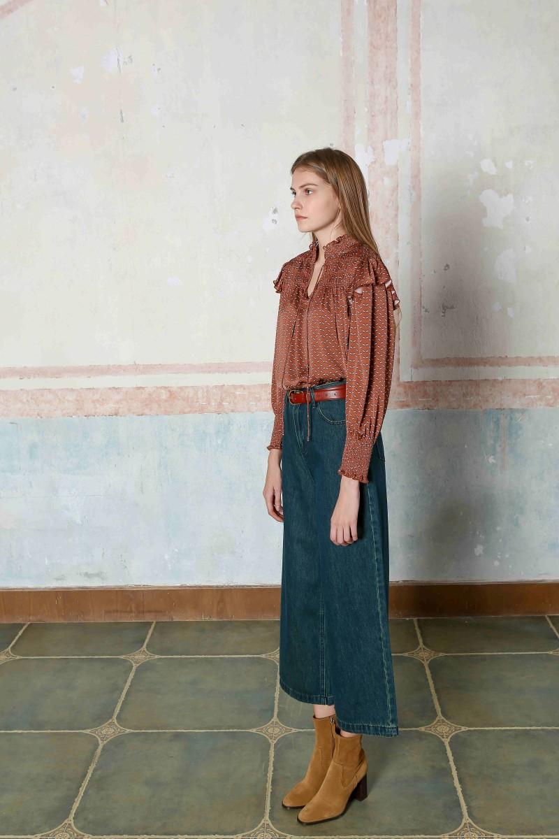 See U Soon Blouse 24212188 Brick