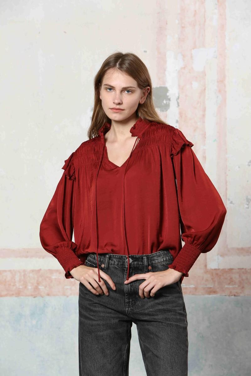 see u soon Blouse 24212189 bordeaux