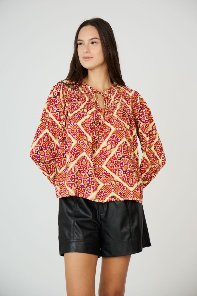 See U Soon Blouse 24212191 Beige