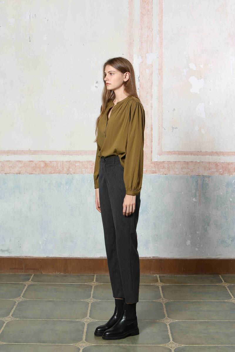 See U Soon Blouse 24212194 Khaki