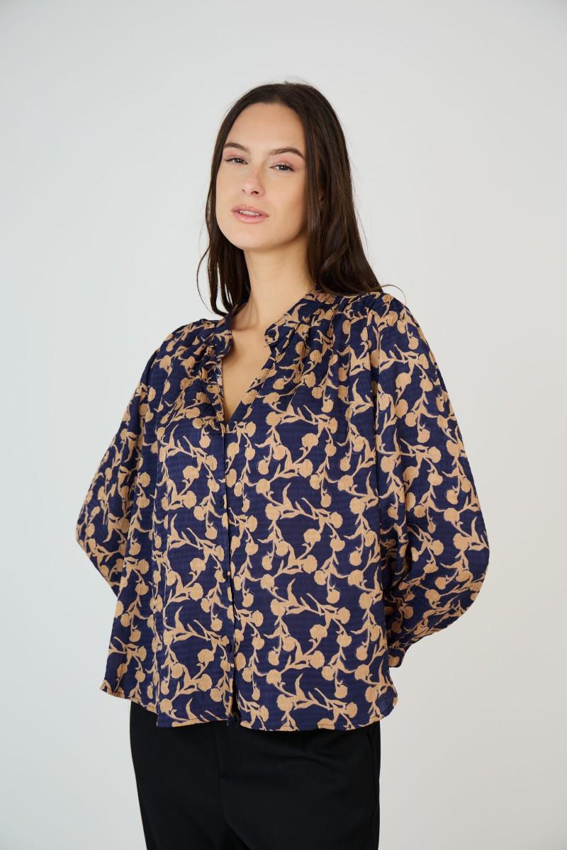 See U Soon Blouse 24212244 Navy