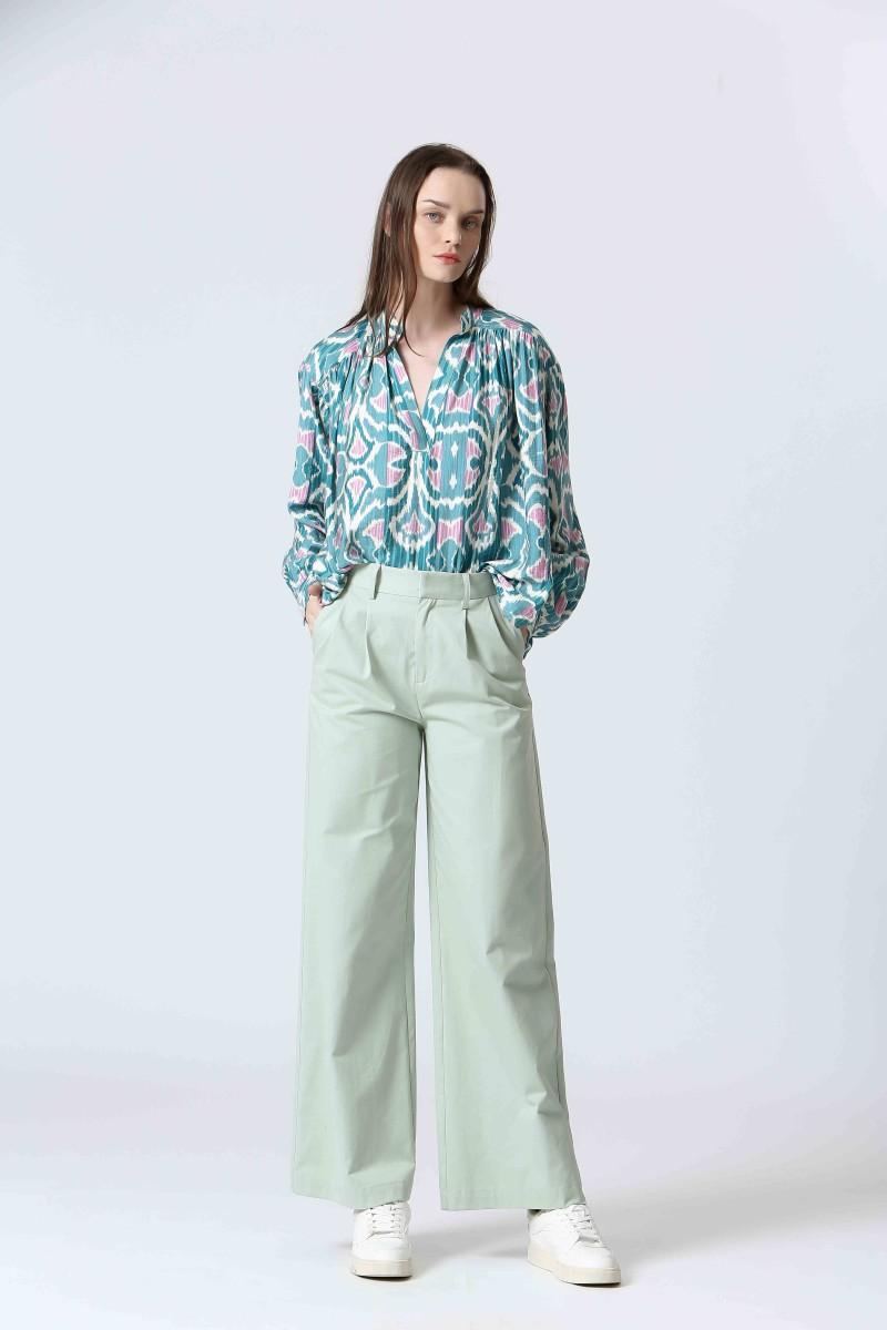 See U Soon Blouse S25111170 Green