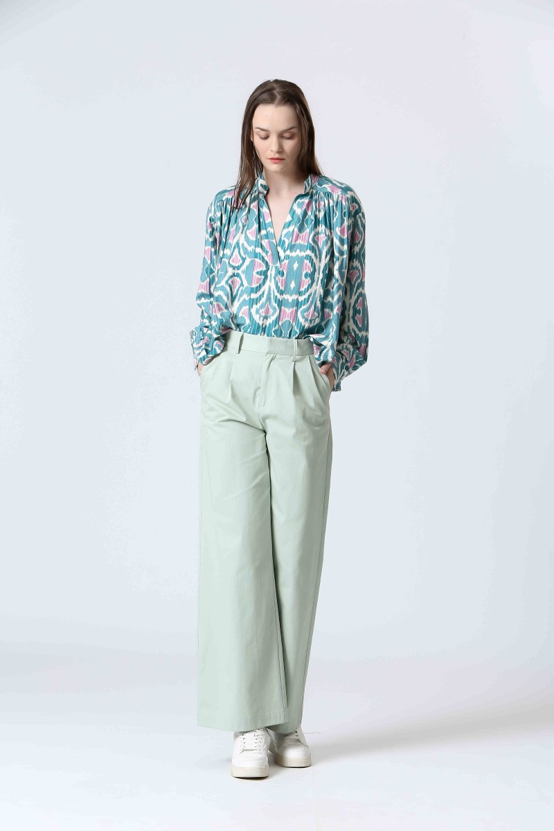 See U Soon Blouse S25111170 Green