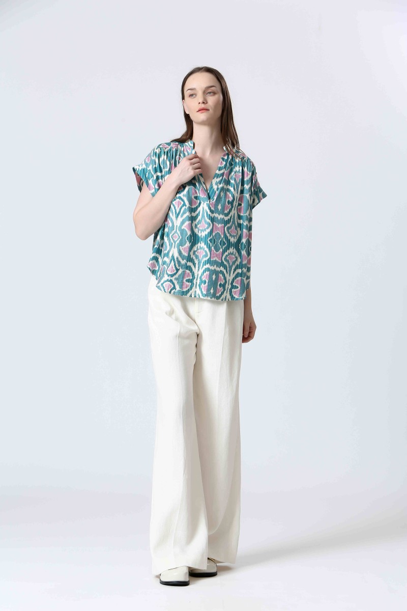 See U Soon Blouse S25111171 Green