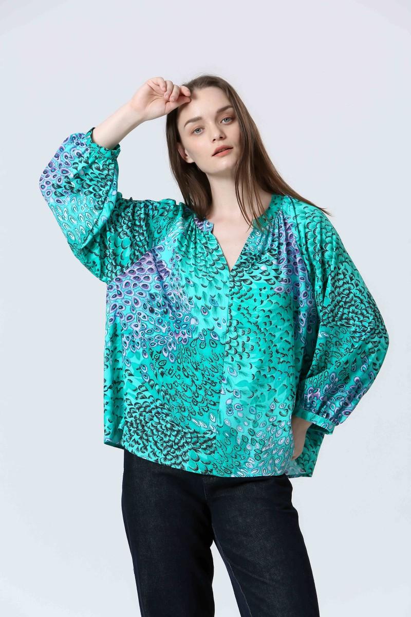 See U Soon Blouse S25111303 Green