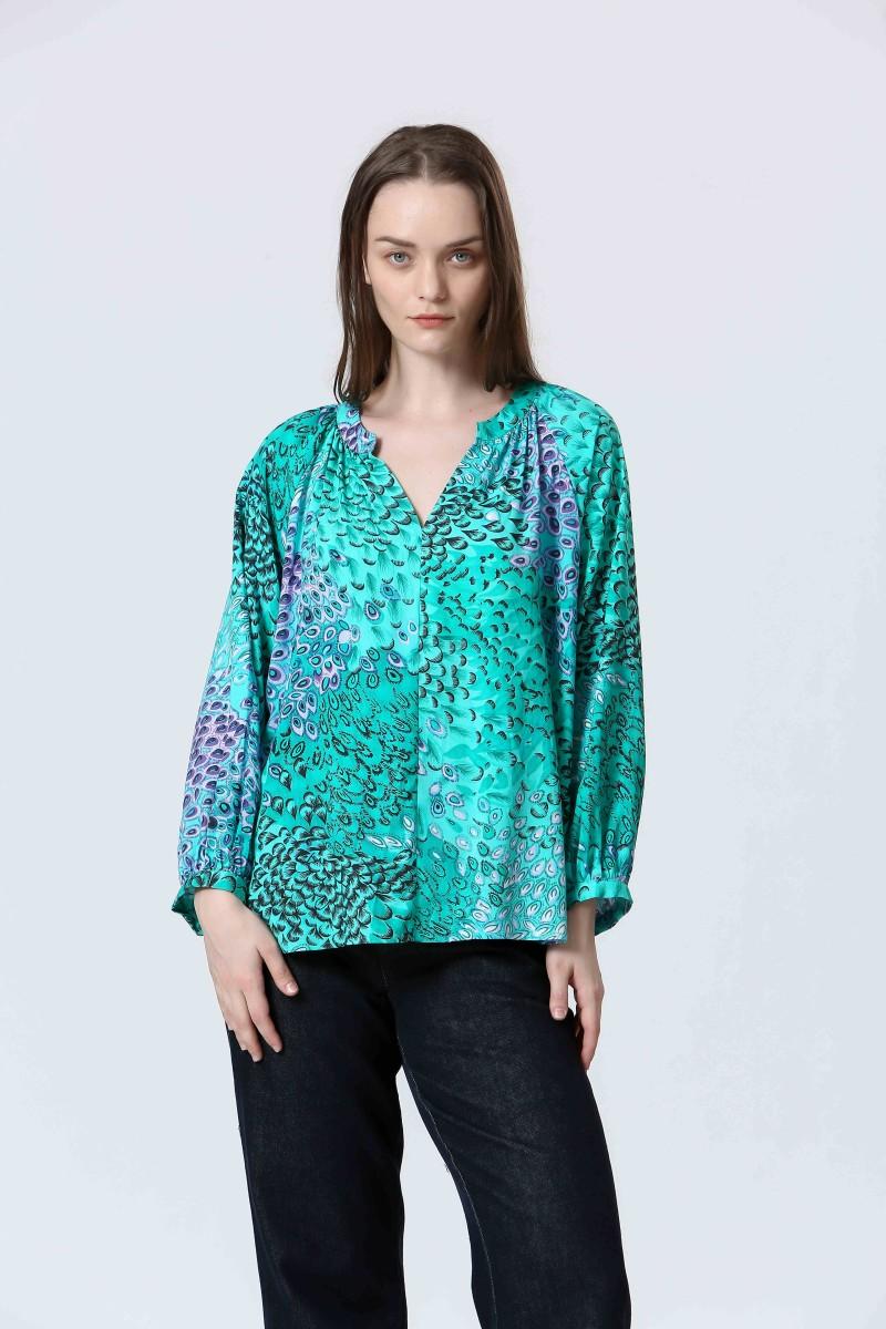see u soon Blouse S25111303 green