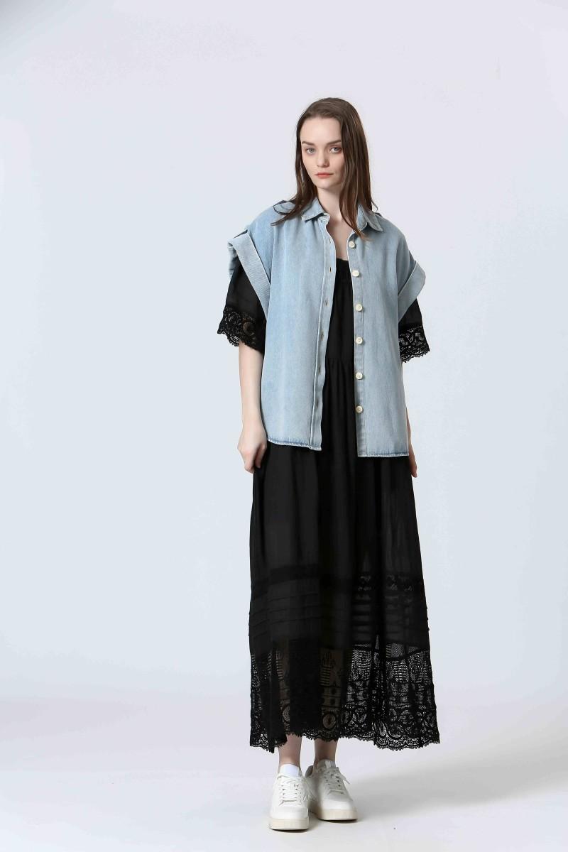 See U Soon Blouse S25111317 Lt Blue