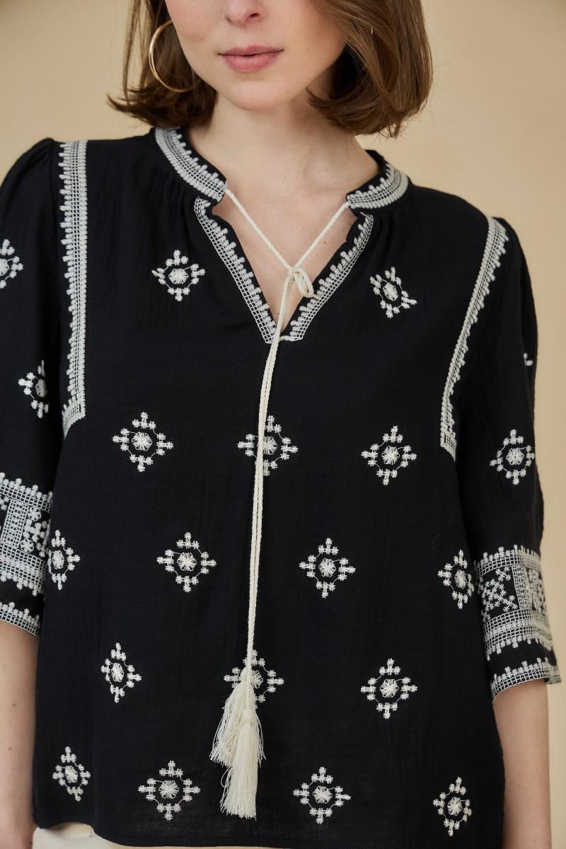 See U Soon Blouse S25112232 Black