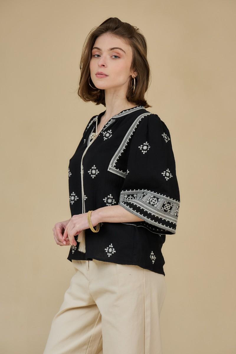 See U Soon Blouse S25112232 Black