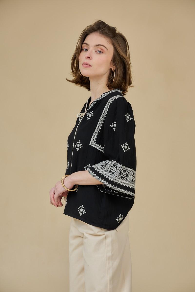 See U Soon Blouse S25112232 Black