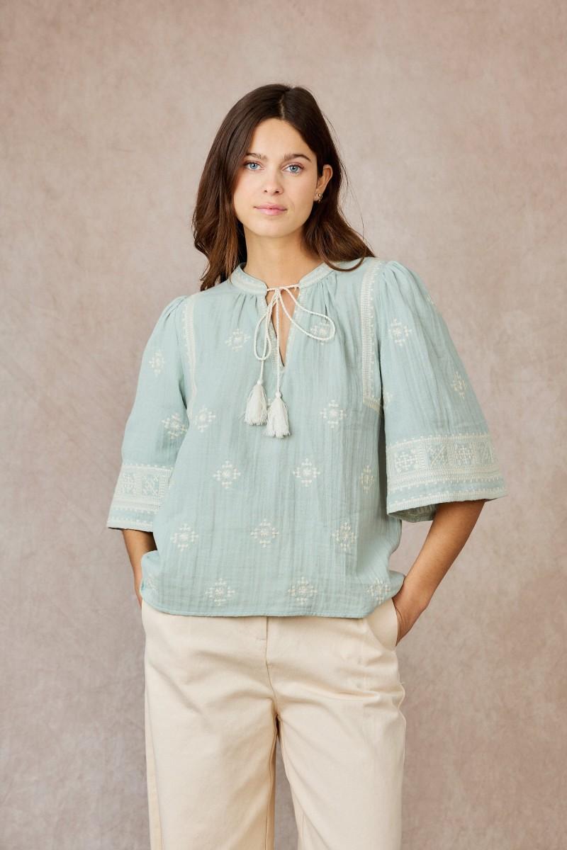 see u soon Blouse S25112232 green