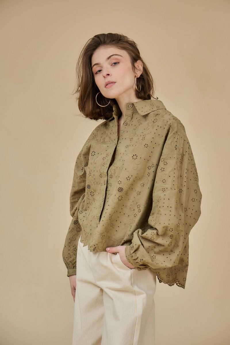 see u soon Chemisier S25112318 Khaki