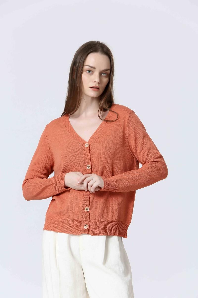 see u soon Gilet S25104003 brick