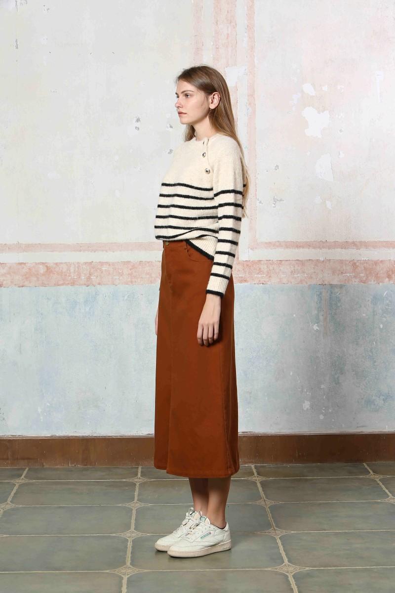 see u soon Jupe 24232158 coffee