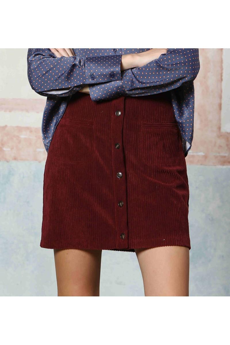 see u soon Jupe 24232229 bordeaux