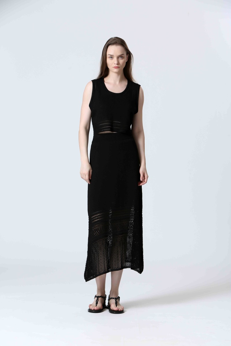 See U Soon Jupe S25103018 Black