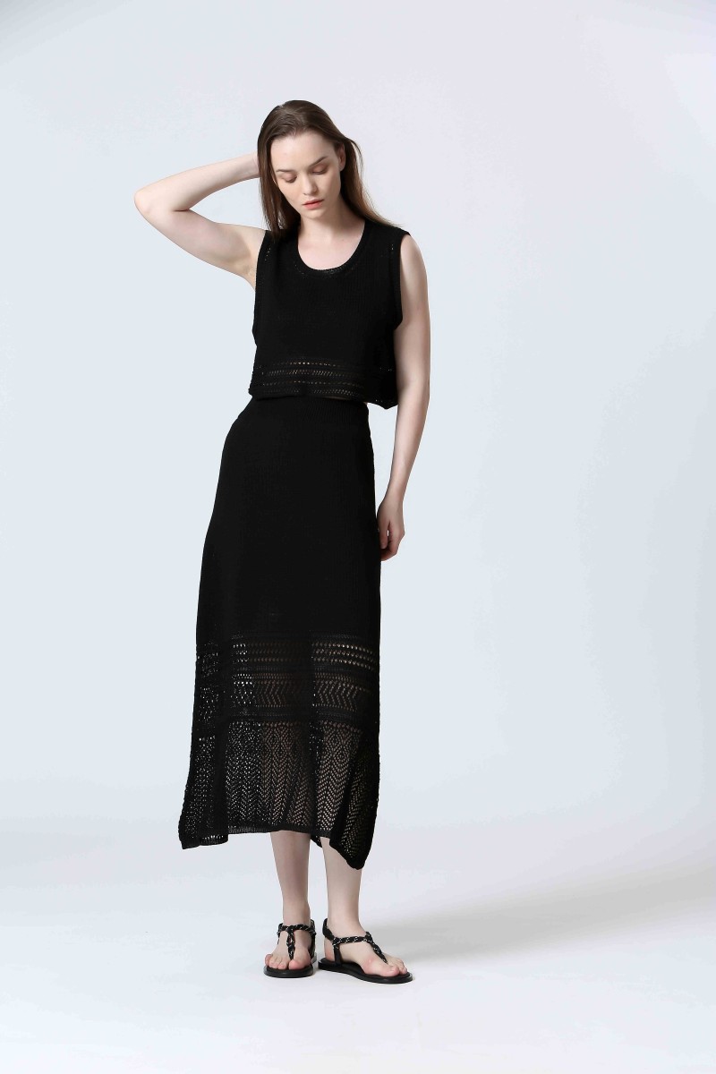 See U Soon Jupe S25103018 Black