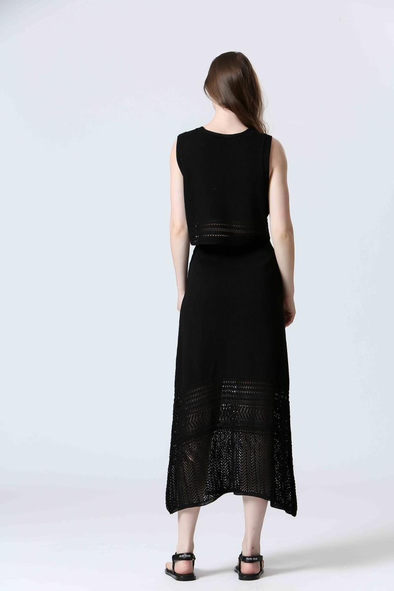 See U Soon Jupe S25103018 Black