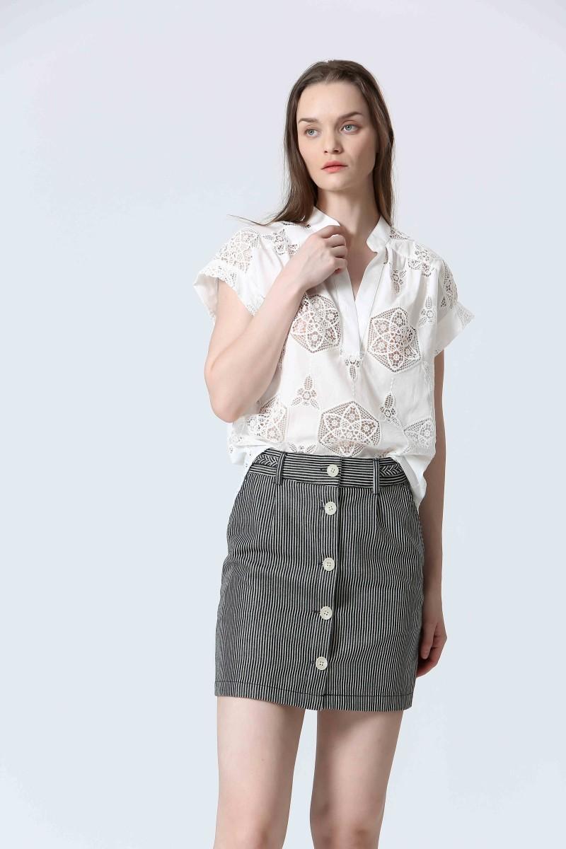 see u soon Jupe S25131199 black