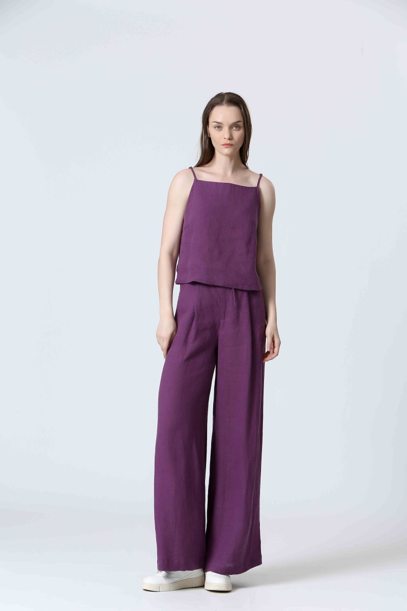 see u soon Pantalon S25141217 purple