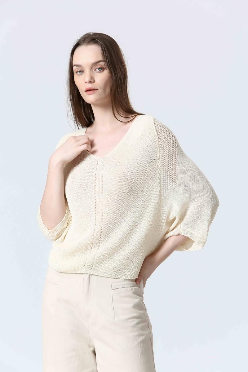 see u soon Pull S25103021 offwhite