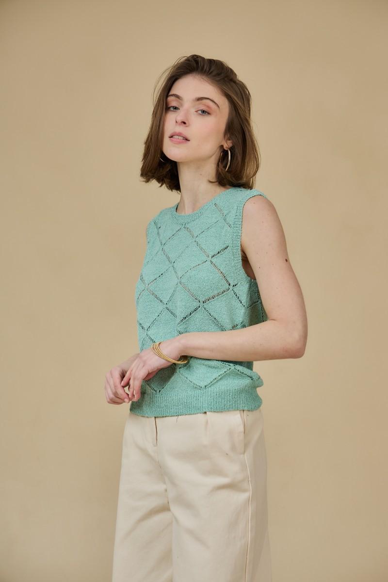 See U Soon Top S25103001 Green