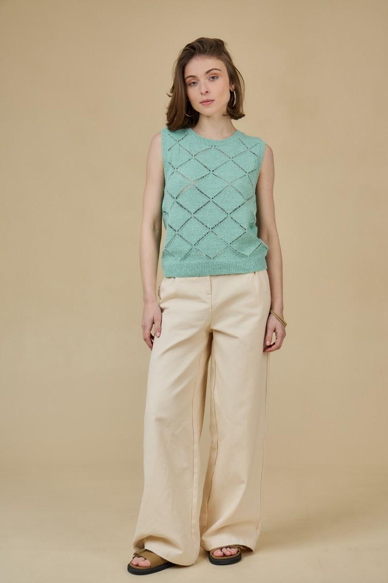 See U Soon Top S25103001 Green