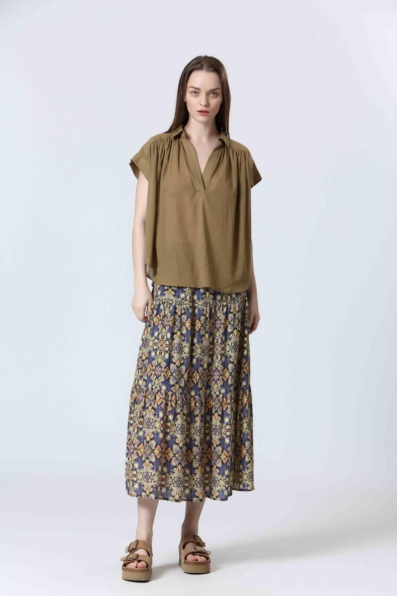 See U Soon Top S25111193 Khaki