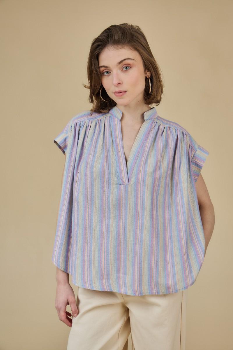 See U Soon Top S25111322 Blue